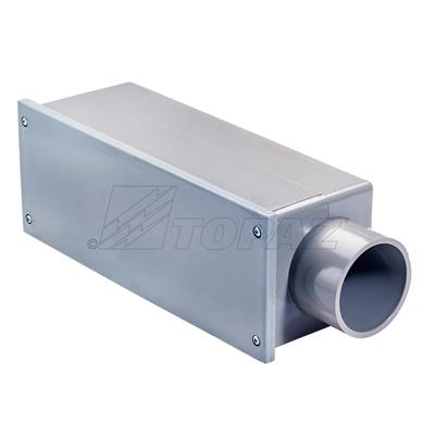 3-1/2" Schedule 40 PVC E Type Conduit Bodies with Junction Boxes