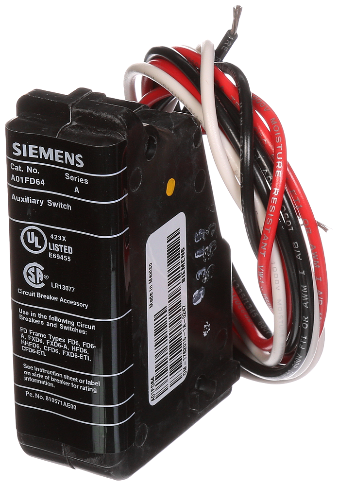 BREAKER FD 480VAC AUX SWITCH ACC