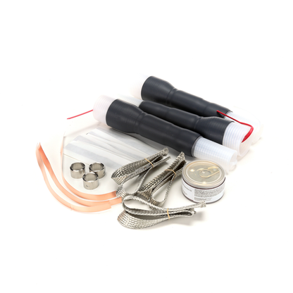3M Cold Shrink QT-III Termination Kit 7622-T-95, Tape/Wire/UniShield Shielding, 5-8.7 kV, Insulation OD 0.64-1.08 in, 3/kit