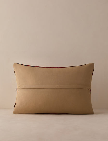 Vintage Lumbar Pillow No. 363, 16" x 24"