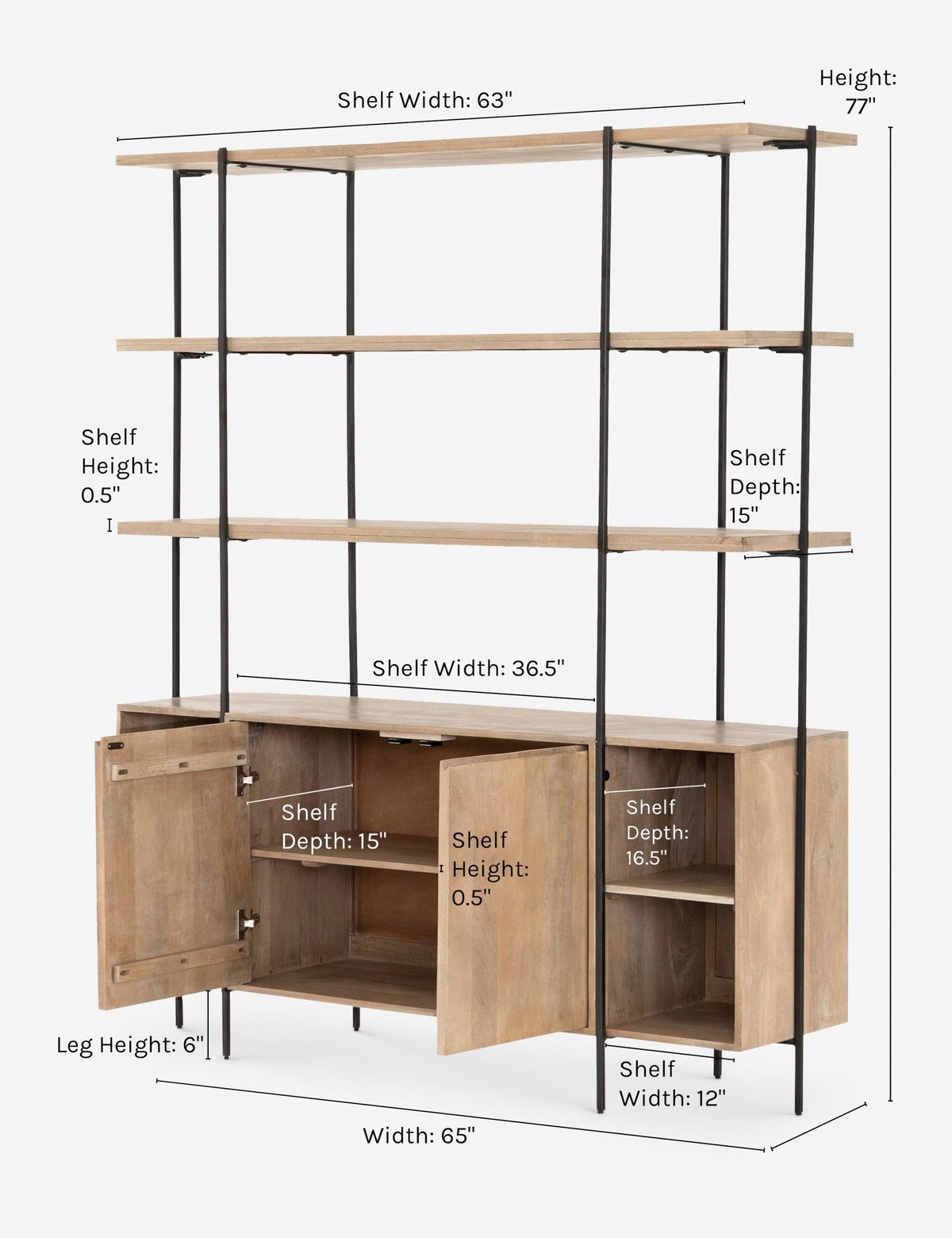 Aneko Sideboard and Hutch