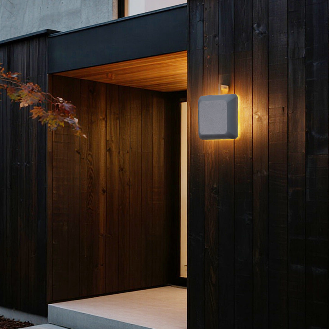 Waterproof Outdoor Wall Light Die-cast Aluminum Minimalist Geometric style