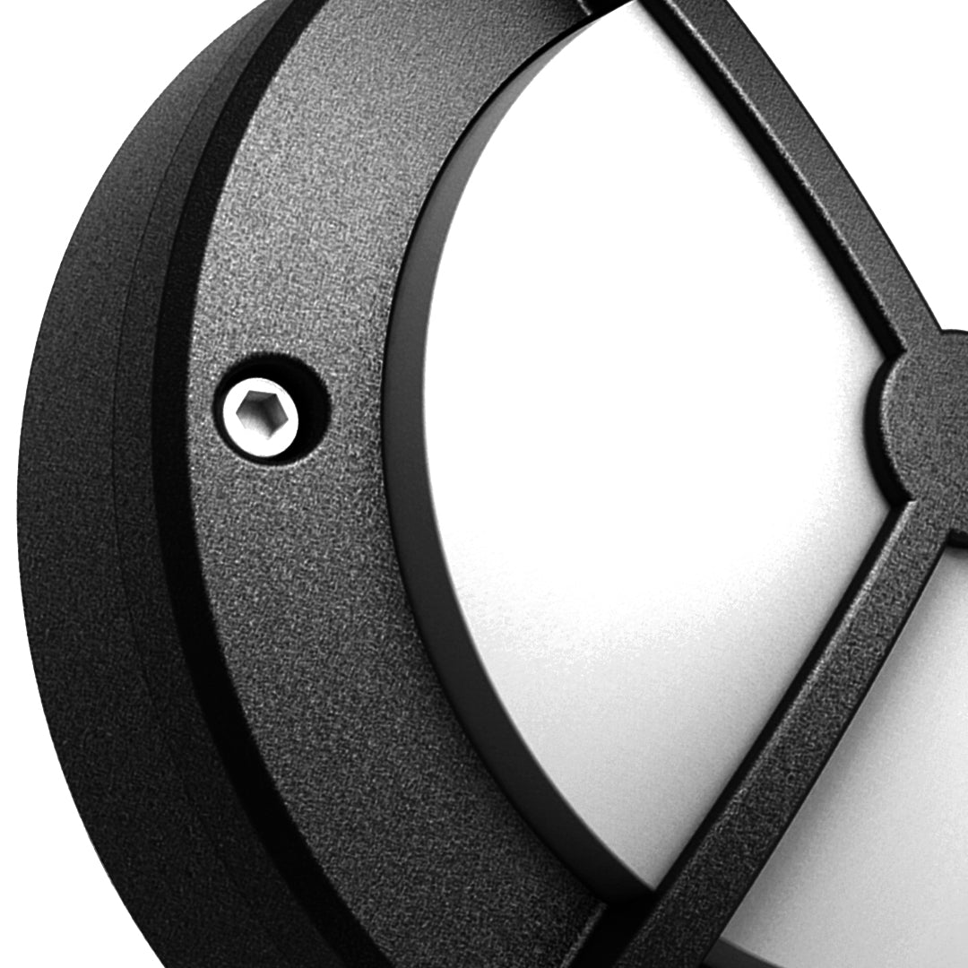Waterproof Outdoor Wall Lighting Minimalist Trisection Round