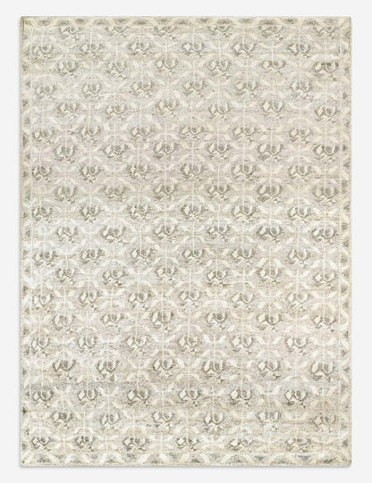 Valeria Hand-Knotted Wool-Blend Rug