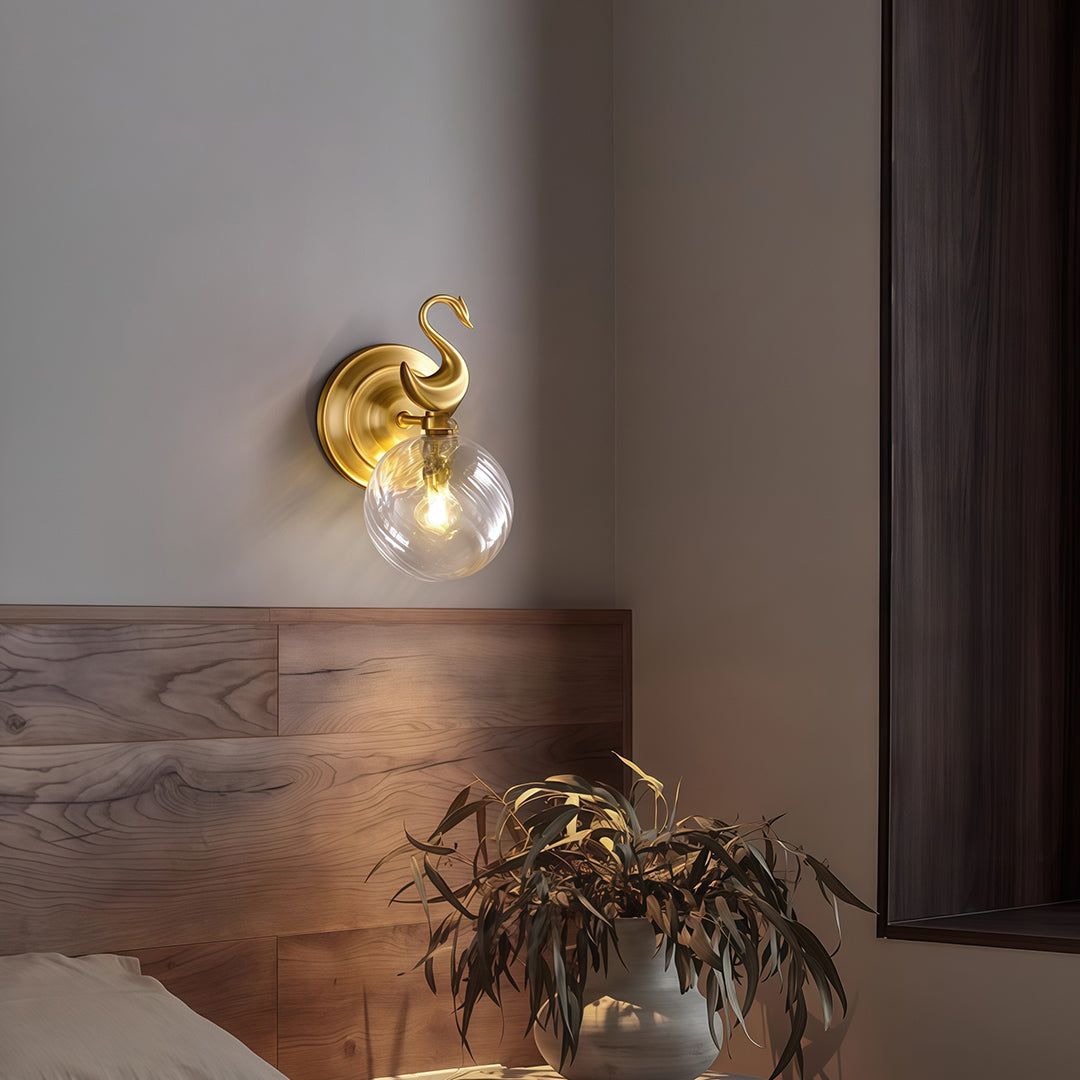 Wall Mounted LED Light Modern Brass Light Luxury Lamp