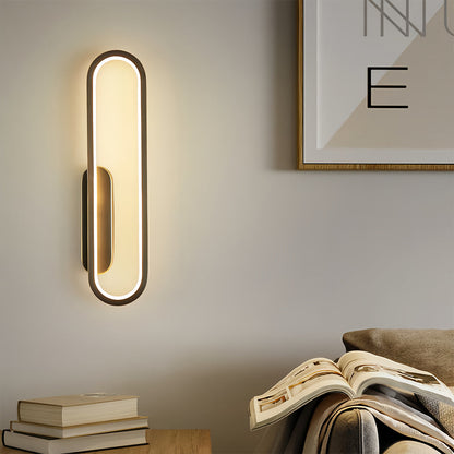 Wall Pack LED Light Modern Minimalist Oval Ambient Wall Sconce