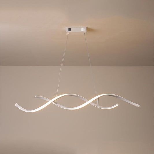 Wave Design Modern Pendant Lighting Minimalist Ceiling Light for Elegant Interiors
