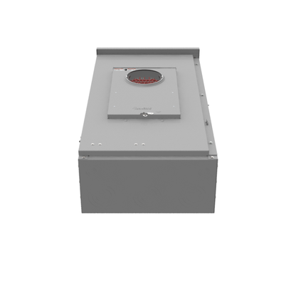 13 Terminal Ringless Large Closing Plate Test Switch Prewired 200-400 Ampere Painted Steel Single Front Piano Hinge Cover Hasp Current Transformer Mounting Included 120-208 Volt