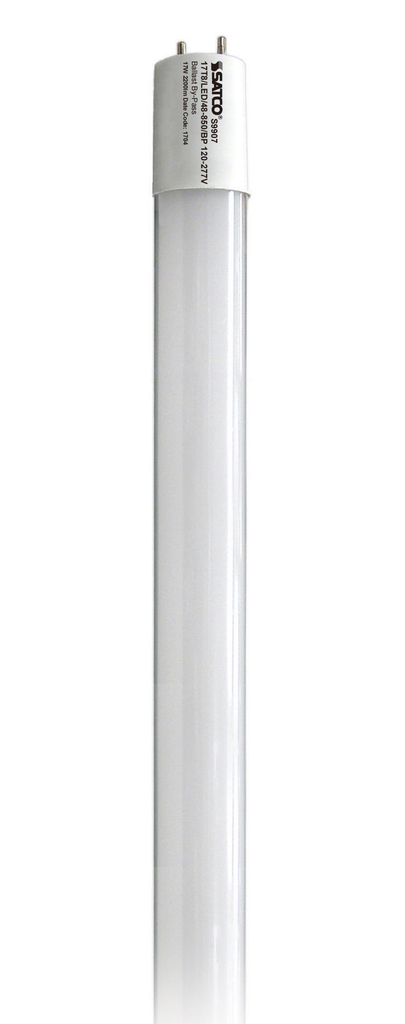17 Watt T8 LED; 5000K; Medium Bi Pin base; 50000 Average rated hours; 2200 Lumens
