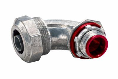 2" 90° Liquidtight Connector with Insulated Throat