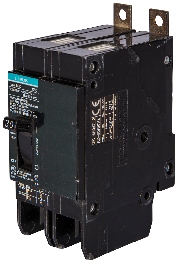 BREAKER BQD 3P 100A 480VAC 14KA 24V ST
