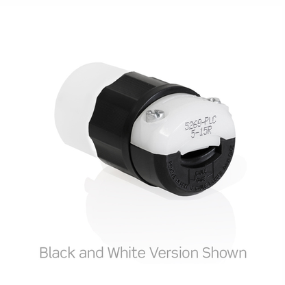 15 Amp, 125 Volt, Straight Blade Connector, Industrial Grade