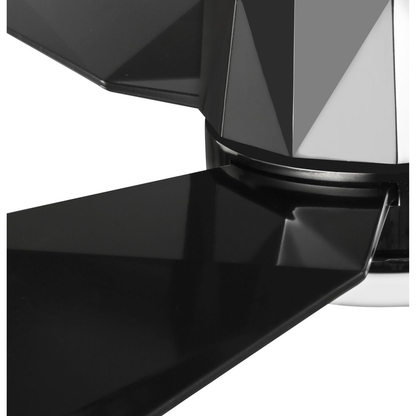 Bixby Collection 60" Indoor/Outdoor Four-Blade Black Chrome Ceiling Fan
