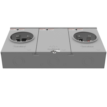 5 Terminal Ring Type Small Closing Plate 2 Position Single Connector 6-350kcmil 7-8 In Barrel Lock Ground With Bracket Provision