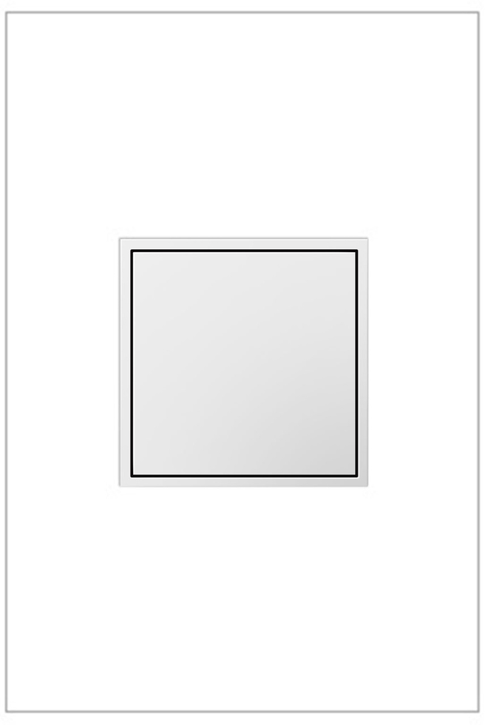 adorne® 20A 1-Gang Pop-Out Outlet, White