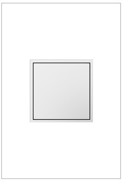 adorne® 20A 1-Gang Pop-Out Outlet, White