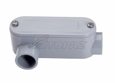 1/2" Schedule 40 PVC LR Type Conduit Bodies and Junction Boxes