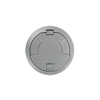 8IN PREWIRED FLUSH STYLE ASSEM AA BRUSHED ALUMINUM