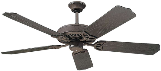 52" Outdoor Patio Fan Ceiling Fan in Brown