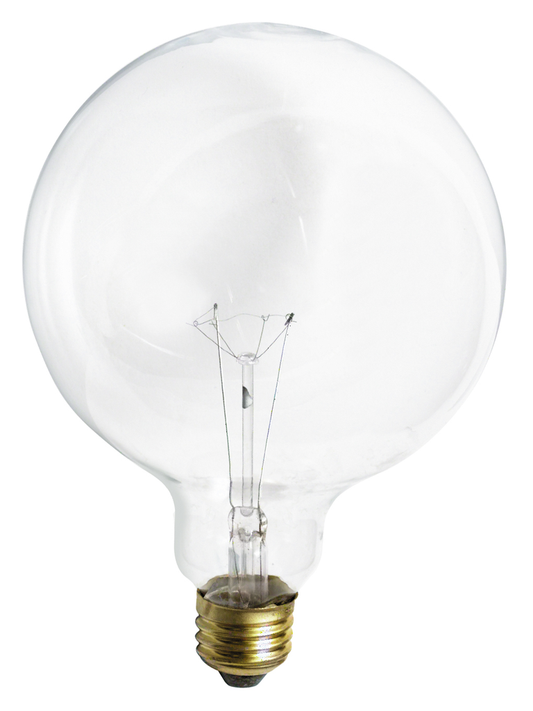 100 Watt G40 Incandescent; Clear; 4000 Average rated hours; 1150 Lumens; Medium base; 120 Volt
