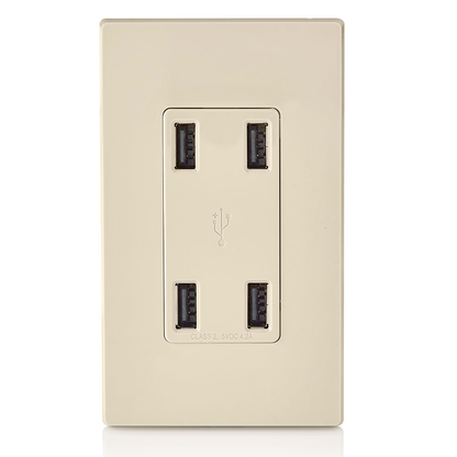 4.2A 4-Port USB Type-A Wall Outlet Charger