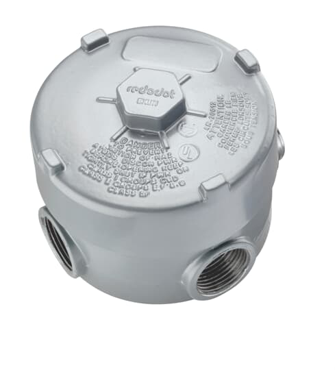 3/4INCH 5-HOLE BOX, ALUM, XP