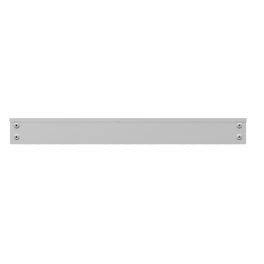 4X36x4 Screw Cover Wireway Type 3R UL Listed Steel Knockouts ANSI 61 Gray Quad D Knockout For Lock