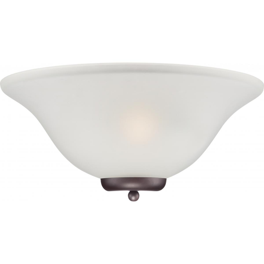 Ballerina - 1 Light Wall Sconce with Frosted Glass - Mahogany Bronze Finish