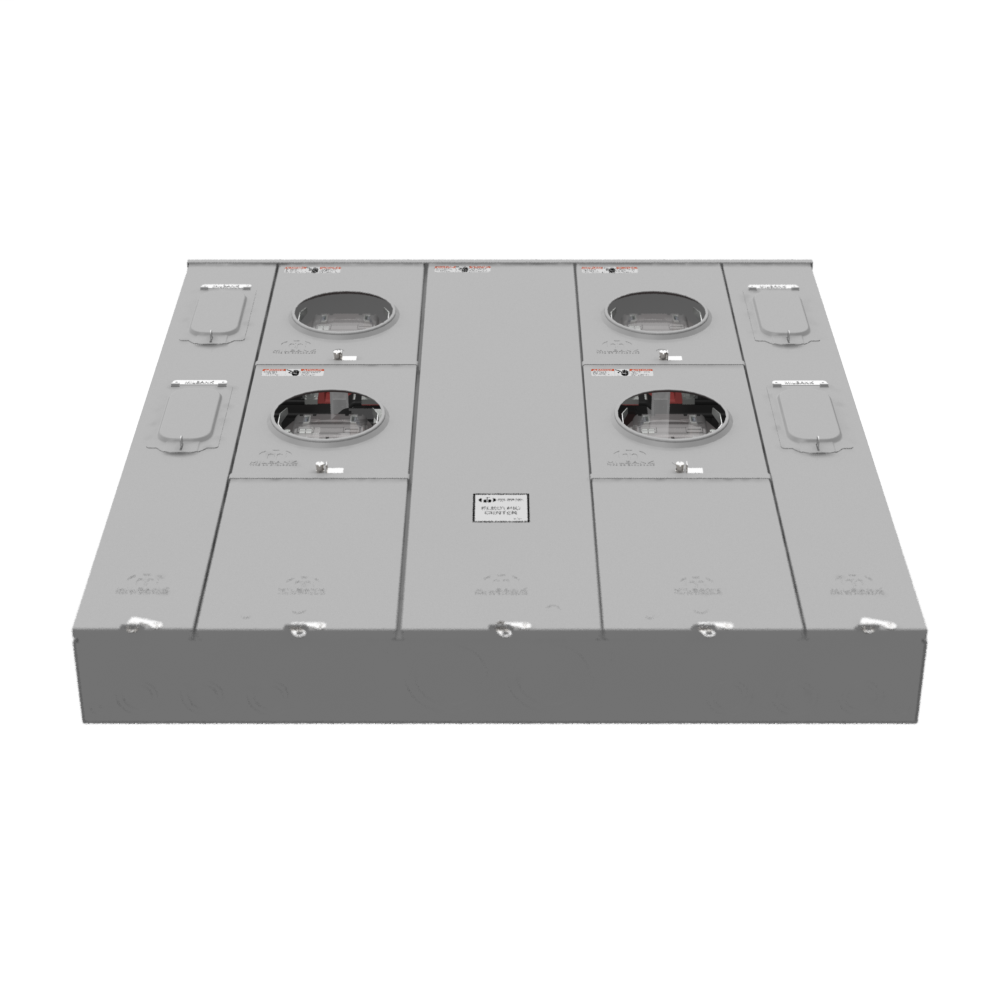 5 Terminal Ringless Large Closing Plate Lever Bypass 4 Position 4-200 Ampere Main Breaker Provision Long Island Lighting Company