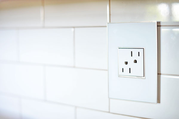adorne® 15A Dual Tamper-Resistant Outlet, White