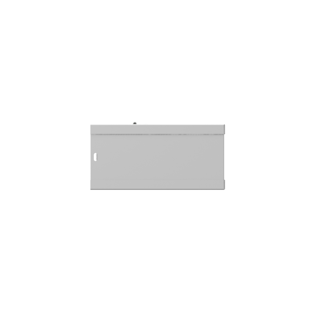 8.438x4.114X8.438 Wireway Elbow 90 Inside Opening ANSI 61 Gray Steel