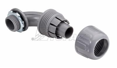 2" 90° Gray Nylon Liquidtight Connector