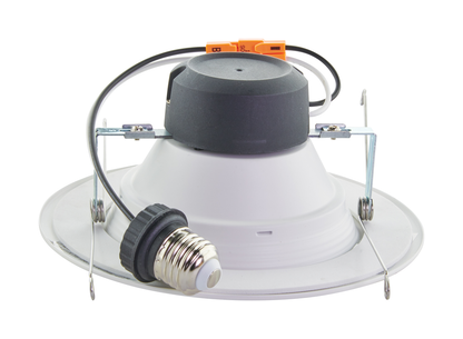 9 watt LED Downlight Retrofit; 5"-6"; 3000K; 120 volts; Dimmable