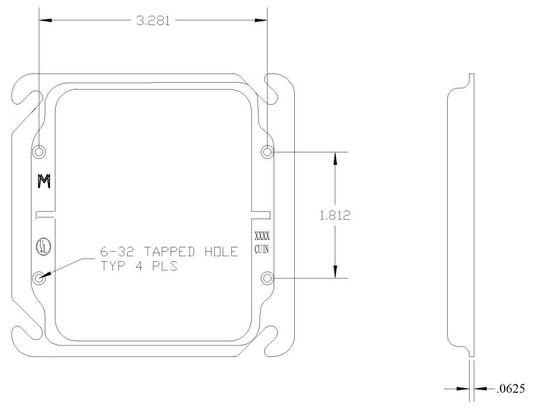 11244, Square Box Cover