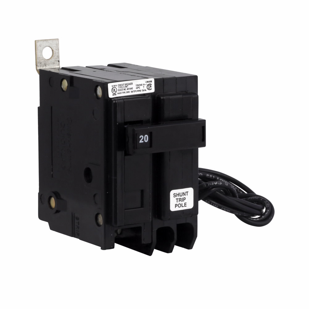 Bolt-On Mount Miniature Circuit Breaker 1-Pole 20 Amp