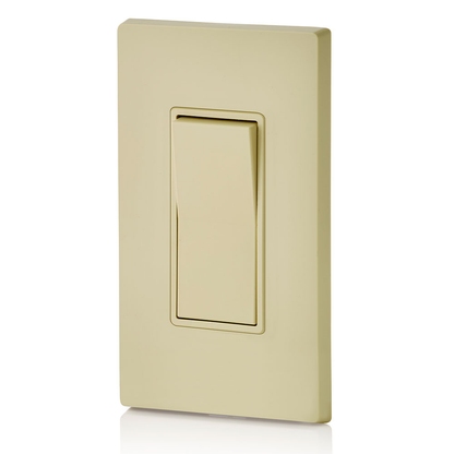 15 Amp Decora Rocker 4-Way Switch, Grounding, Ivory