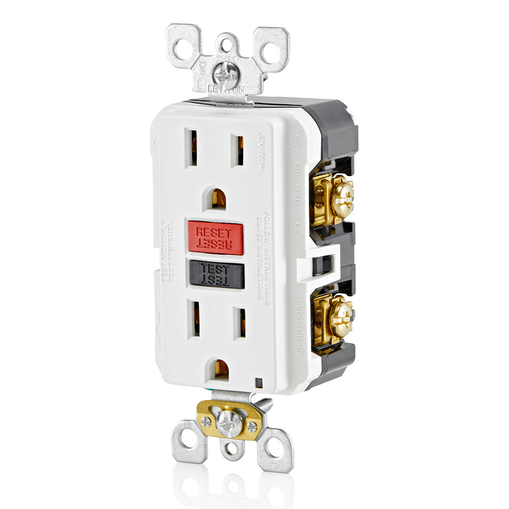 15 Amp SmartlockPro® GFCI Receptacle/Outlet