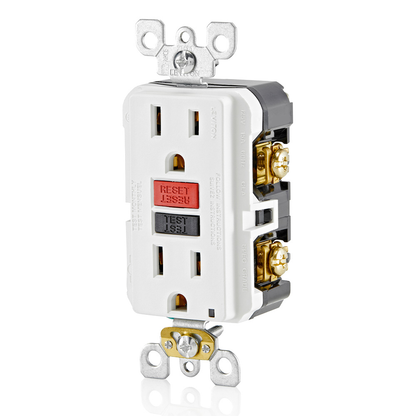 15 Amp SmartlockPro® GFCI Receptacle/Outlet
