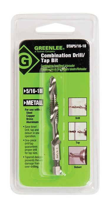 5/16-18NC Drill/Tap Bit