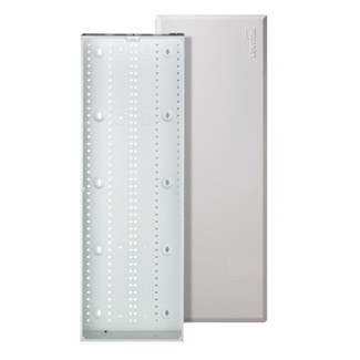 42" Structured Media Enclosure with Flush Mount Cover, Metal, White