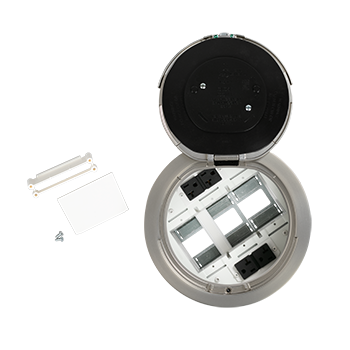 8IN PREWIRED FLUSH STYLE ASSEM SN SATIN NICKEL