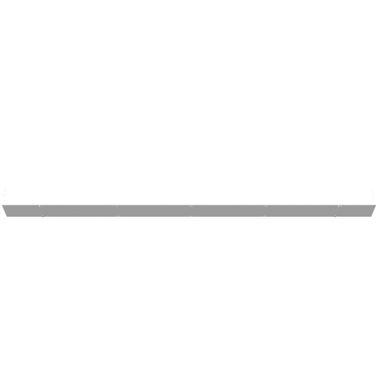 4X96x4 Hinge Cover Wireway Type 1 UL Listed Steel No Knockouts ANSI 61 Gray