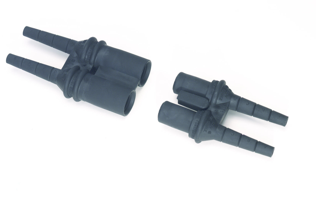 Breakaway Streetlight Connector, Dual In-Line Fused, Crimp