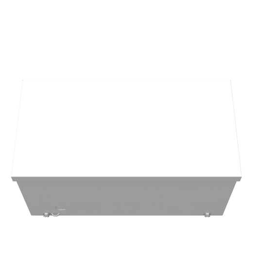 6x12x6 Screw Cover Wireway Type 3R UL Listed Steel No Knockouts ANSI 61 Gray Quad D Knockout For Lock