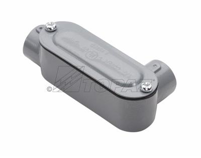 1/2" Threaded LR Type Rigid Conduit Body with Cover & Gasket