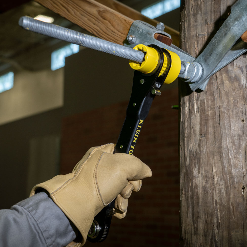 6-in-1 Lineman's Ratcheting Wrench, Heavy-Duty
