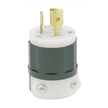 15 Amp, 277 Volt, Locking Plug, Industrial Grade