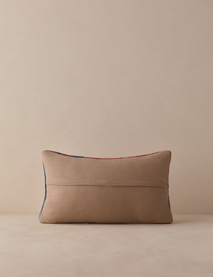 Vintage Lumbar Pillow No. 328, 12" x 20"