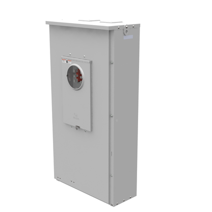 6 Terminal Ringless 2 Large Closing Plates Test Switch Prewired 26in-51in-10in Painted Steel Long Island Lighting Company