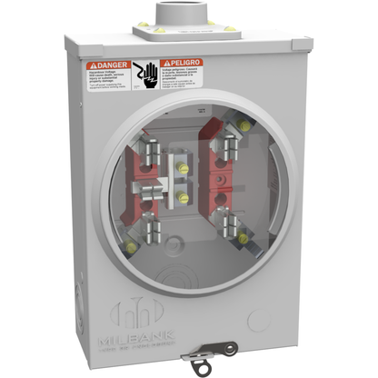 5 Terminal Ringless 1.25 In Hub Horn Bypass 7-8 In Barrel Lock Ground With Bracket Provision